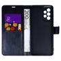 Imagem de Capa Carteira Couro PRETA compativel Galaxy A73 A736 6.7 - Cell In Power25