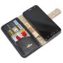 Imagem de Capa carteira couro strass preto para samsung a31 a315
