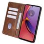 Imagem de Capa Carteira De Couro Motorola Série G Com Suporte Para G84 G54 G14 G73 G53J G53Y G23 G13 G72 G62