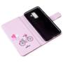 Imagem de Capa carteira estampada cute bicicleta e159 para samsung a7 2018 a750