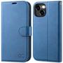 Imagem de Capa Carteira OCASE para iPhone 15 (6.1", 2023) - Azul Claro