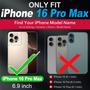 Imagem de Capa Carteira SHIELDON para iPhone 16 Pro Max (6.9") - Couro Genuíno