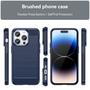Imagem de Capa Case Apple iPhone 15 Pro Max (Tela 6.7) Carbon Fiber Anti Impacto