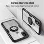 Imagem de Capa Case Apple iPhone Xs Max (Tela 6.5) Carbon Clear Com Stand e Anel