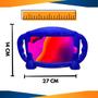 Imagem de Capa Case Azul com alça suporte para  Tablet M7 3G M7s Plus 7 polegadas