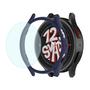 Imagem de Capa Case Bumper com Película de Vidro compatível com Galaxy Watch 5 Watch5 45mm - Azul Marinho