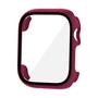 Imagem de Capa Case Bumper com Película de Vidro compatível com Watch Series 5 6 7 8 44mm / 45mm - Vinho