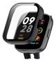 Imagem de Capa Case Bumper Preto Com Película  P/ Redmi Watch 3 Active