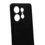 Imagem de Capa Case Capinha Silicone Aveludada Preto Para Motorola Edge 50 Pro XT2403 6.7