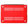 Imagem de Capa Case Compativel com Macbook PRO 13" RETINA A1502 A1425 2012 a 2015 - VERMELHO FOSCO