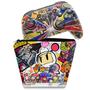 Imagem de Capa Case e Skin Adesivo Compatível Nintendo Switch Pro Controle - Bomberman