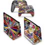 Imagem de Capa Case e Skin Adesivo Compatível Nintendo Switch Pro Controle - Bomberman