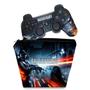 Imagem de Capa Case e Skin Adesivo Compatível PS3 Controle - Battlefield 3