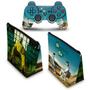 Imagem de Capa Case e Skin Adesivo Compatível PS3 Controle - Breaking Bad