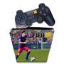 Imagem de Capa Case e Skin Adesivo Compatível PS3 Controle - Fifa 16