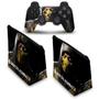Imagem de Capa Case e Skin Adesivo Compatível PS3 Controle - Mortal Kombat X Scorpion
