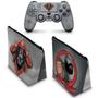 Imagem de Capa Case e Skin Compatível PS4 Controle - God of War 4