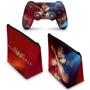 Imagem de Capa Case e Skin Compatível PS4 Controle - Mulher Maravilha