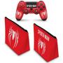 Imagem de Capa Case e Skin Compatível PS4 Controle - Spider-Man Bundle