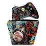 Imagem de Capa Case e Skin Compatível Xbox 360 Controle - Deadpool