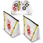 Imagem de Capa Case e Skin Compatível Xbox One Fat Controle - Cena De Crime Scene