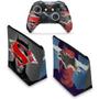 Imagem de Capa Case e Skin Compatível Xbox One Slim X Controle - Batman Vs Superman