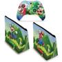 Imagem de Capa Case e Skin Compatível Xbox One Slim X Controle - Super Mario Bros
