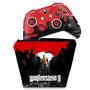 Imagem de Capa Case e Skin Compatível Xbox One Slim X Controle - Wolfenstein 2 New Order