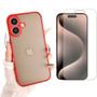 Imagem de Capa Case Fosca Para iPhone 16 Plus + Pelicula Hidrogel