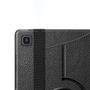 Imagem de capa case giratoria p/ samsung Galaxy Tab A8 X200 X205 menor preço black