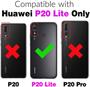 Imagem de Capa Case Huawei P20 Lite/Nova 3e (2018) (Tela 5.84) Carbon Clear Com Stand e Anel