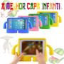 Imagem de capa case infantil P/ tablet tab a7 lite 2021 t220 t225 bracinho silicone cores