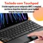 Imagem de Capa Case Magnética Com Teclado Touchpad Para Galaxy Tab S8+