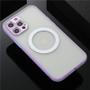 Imagem de Capa Case Magnética Magsafe Compatível com iPhone 11 Lilás Com Azul