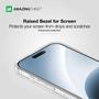 Imagem de Capa case minimal case p/ iphone 15 6.1'' pro-transparente
