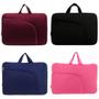 Imagem de Capa Case para Notebook 14.1 15.6 17.0 Polegadas em Neoprene Resistente à Água com Alça e Compartimento Externo