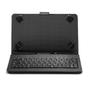 Imagem de Capa Case para Tablet 7 Polegadas 8 polegadas Usb Tipo C Preto Qwerty Compatível com Smartphone Tablet A7 Lite Tab A8 M7 Multilaser Samsung Galaxy