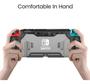 Imagem de Capa Case Proteção Tpu Grip Ergonômico + Pelicula Compativel com Nintendo Switch Padrao