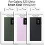Imagem de Capa Case Samsung Galaxy S23 Ultra (Tela 6.8) Flip Couro Smart View Wallet Original