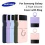 Imagem de Capa Case Samsung Galaxy Z-Flip 4 (Tela 6.7) Silicone Com Anel Original