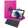 Imagem de capa case teclado giratoria p/ samsung Galaxy Tab A8 X200 X205