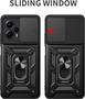 Imagem de Capa Case Xiaomi Poco F5 5G e Redmi Note 12 5G (Tela 6.67) Shield Dupla Camada Com Stand e Anel