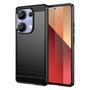 Imagem de Capa Case Xiaomi Redmi Note 13 Pro 4G e Poco M6 Pro 4G (Tela 6.67) Carbon Fiber Anti Impacto