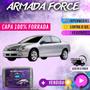 Imagem de Capa Cobrir Carro CHRYSLER NEON 100% Forrada Armada Force 100% Impermeável Forro Total Protege Sol Chuva Poeira P M G Lona Proteção Automotiva