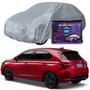 Imagem de Capa Cobrir Carro CITY HATCH 100% Forrada Armada Force 100% Impermeável Forro Total Protege Sol Chuva Poeira Lona Proteção Automotiva Hatch e Sedan