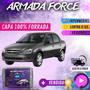 Imagem de Capa Cobrir Carro CLASSIC SEDAN 100% Forrada Armada Force 100% Impermeável Forro Total Protege Sol Chuva Poeira Lona Proteção Automotiva Hatch e Sedan