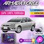 Imagem de Capa Cobrir Carro FOCUS SEDAN ANTIGO 100% Forrada Armada Force 100% Impermeável Forro Total Protege Sol Chuva Lona Proteção Automotiva Hatch e Sedan