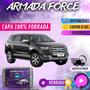 Imagem de Capa Cobrir Carro FORD EVEREST 100% Forrada Armada Force 100% Impermeável Forro Total Protege Sol Chuva Poeira Lona Proteção Automotiva Hatch e Sedan