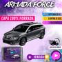 Imagem de Capa Cobrir Carro FREEMONT 100% Forrada Armada Force 100% Impermeável Forro Total Protege Sol Chuva Poeira Lona Proteção Automotiva Hatch e Sedan
