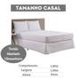 Imagem de Capa Colchão Casal Impermeável Cama Box Branco 1,90x1,40